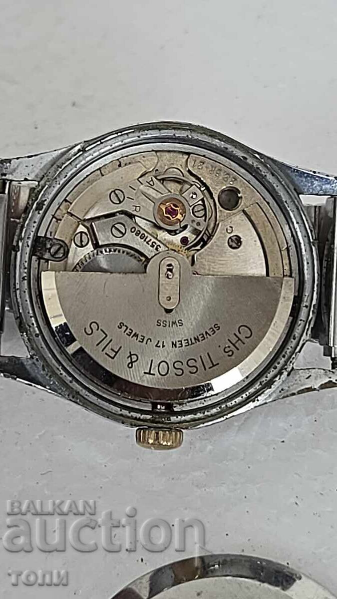 Доставка на TISSOT AUTOMATIC SWISS MADE РЯДЪК РАБОТИ БЕЗ ГАРАНЦИЯ БЗЦ  !