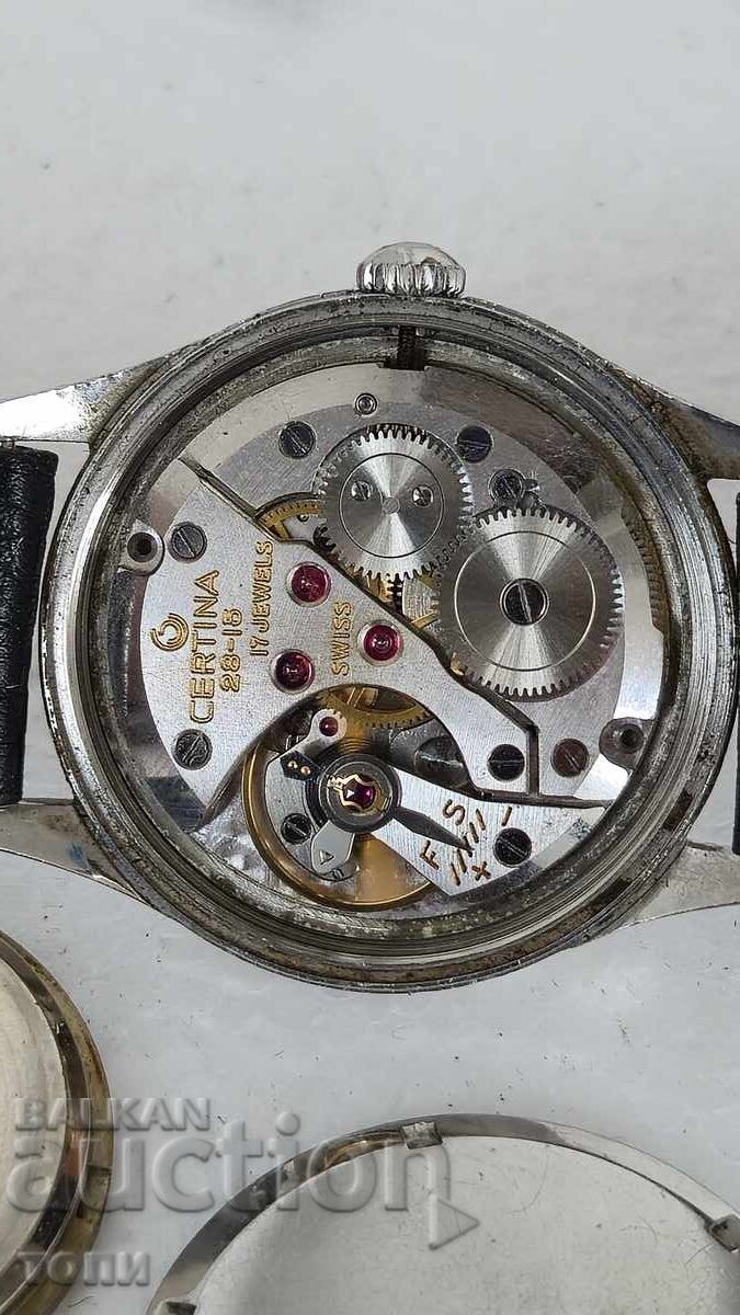 CERTINA SWISS MADE CAL.28-15 RAR FUNCȚIONEAZĂ FĂRĂ GARANȚIE BZC - 6