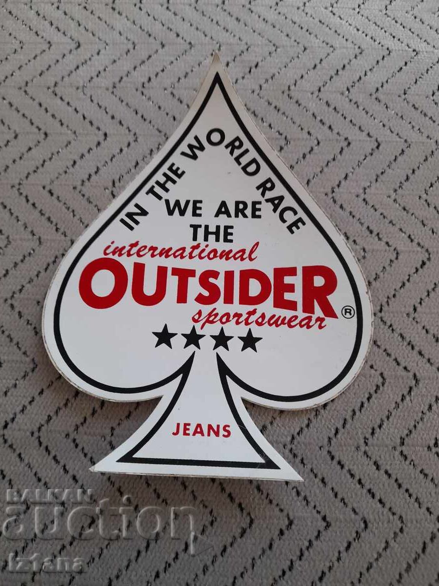 Αυτοκόλλητο Outsider