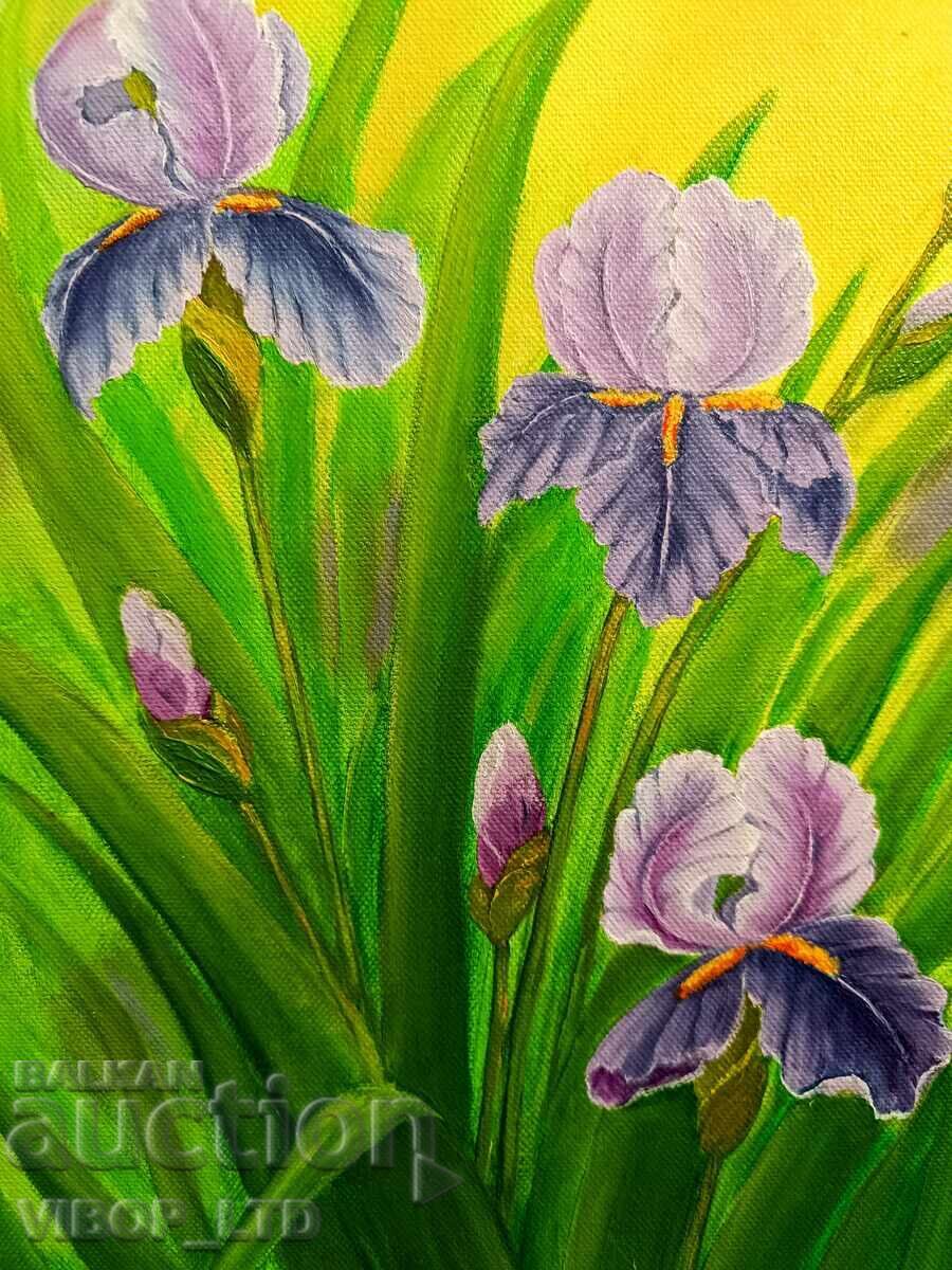 Ζωγραφισμένος πίνακας "Υπέροχα Τριαντάφυλλα" με τιμή € 30.00 | 58.67 BGN Ζωγραφισμένος πίνακας "Υπέροχα Τριαντάφυλλα" με τιμή € 30.00 | 58.67 BGN