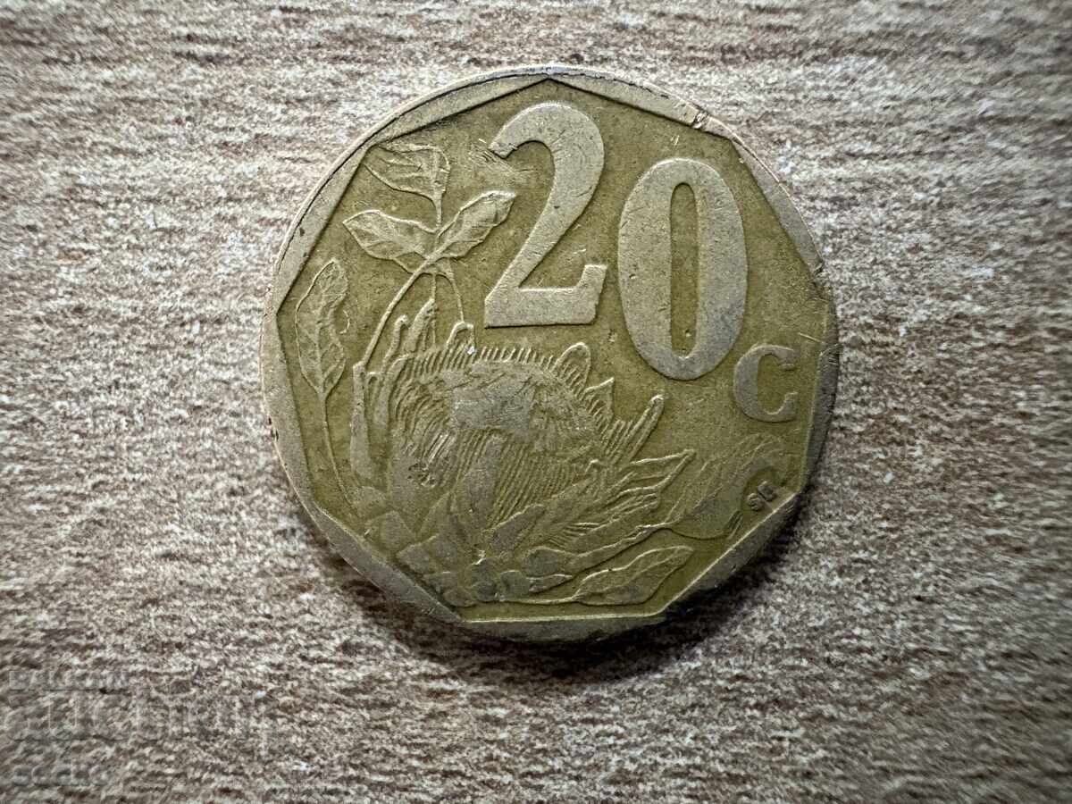 South Africa - 20 Cents (1998)