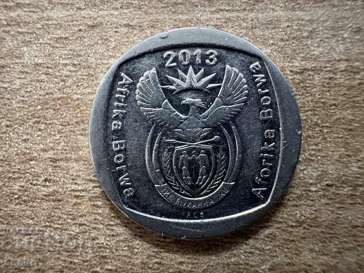 Νότια Αφρική - 1 ραντ (2013) με τιμή € 0.55 | 1.08 BGN