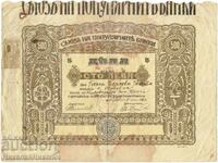 1923 5 SHARES OF 100 LEVA VURBOVSKA POPULAR BANK E943