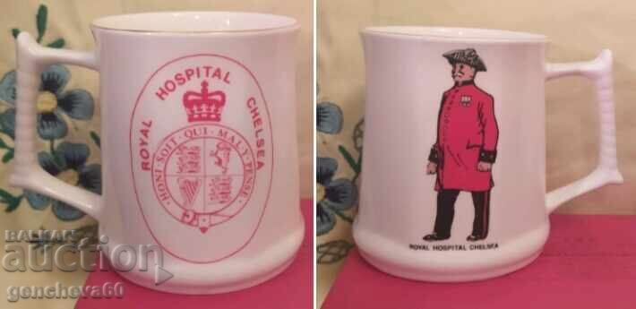 Ceașcă de porțelan de colecție „ROYAL HOSPITAL CHELSEA”