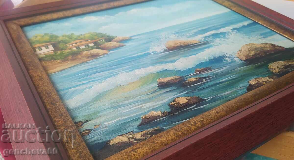 Tablou original "Sozopol" - Alexander Simeonov 36/42cm cu preț € 70.00 | 136.91 BGN