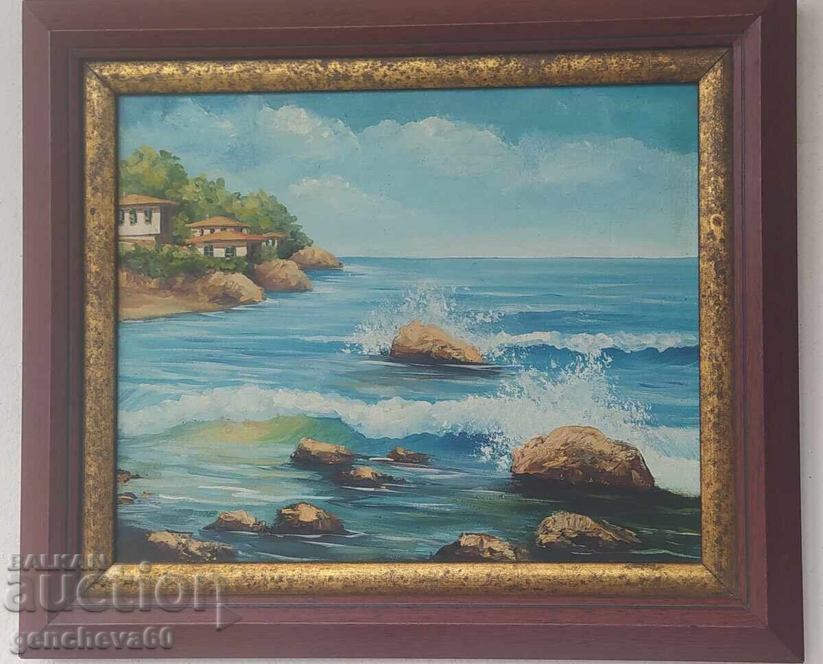 Tablou original "Sozopol" - Alexander Simeonov 36/42cm - 5