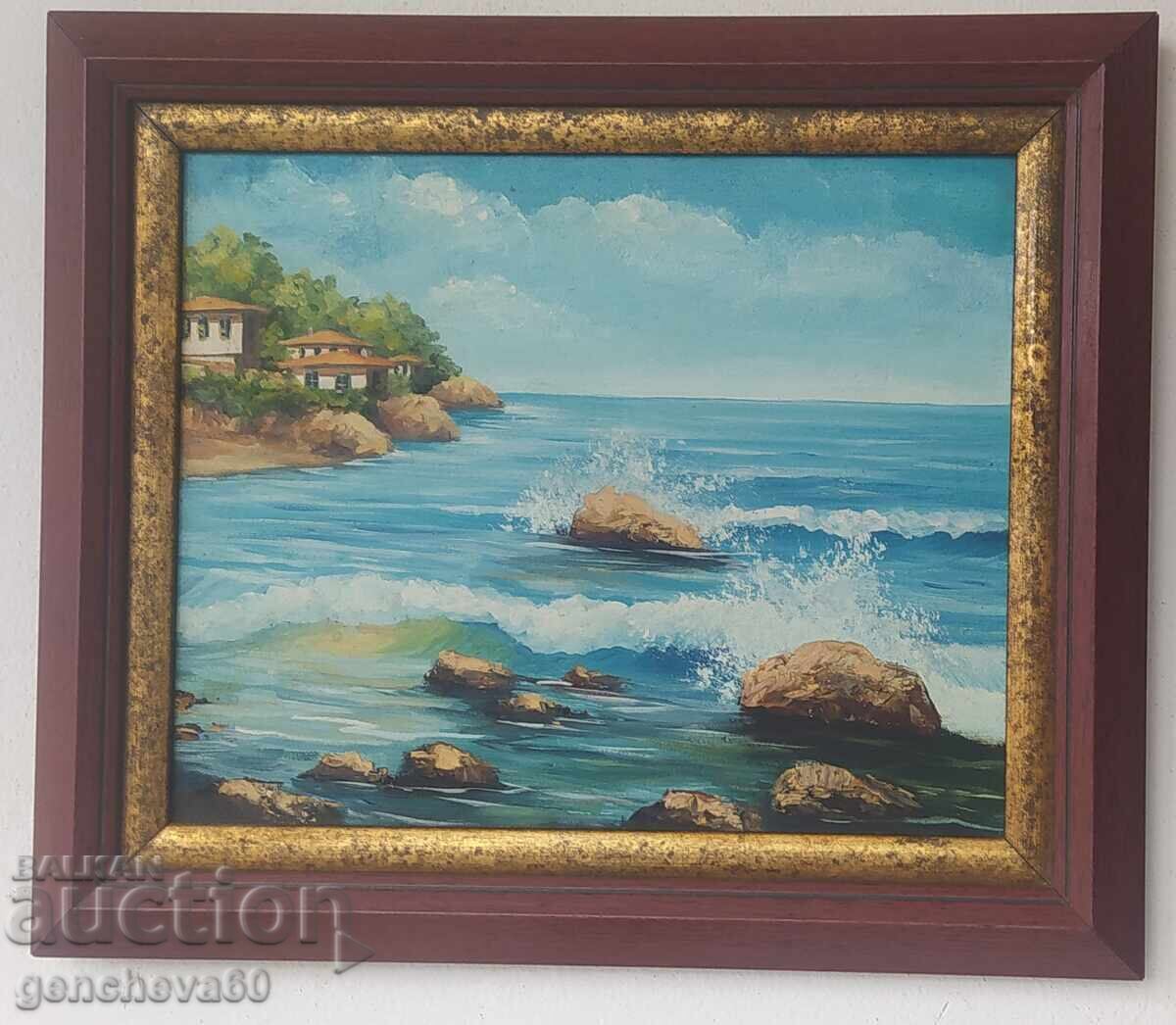 Tablou original "Sozopol" - Alexander Simeonov 36/42cm - 6