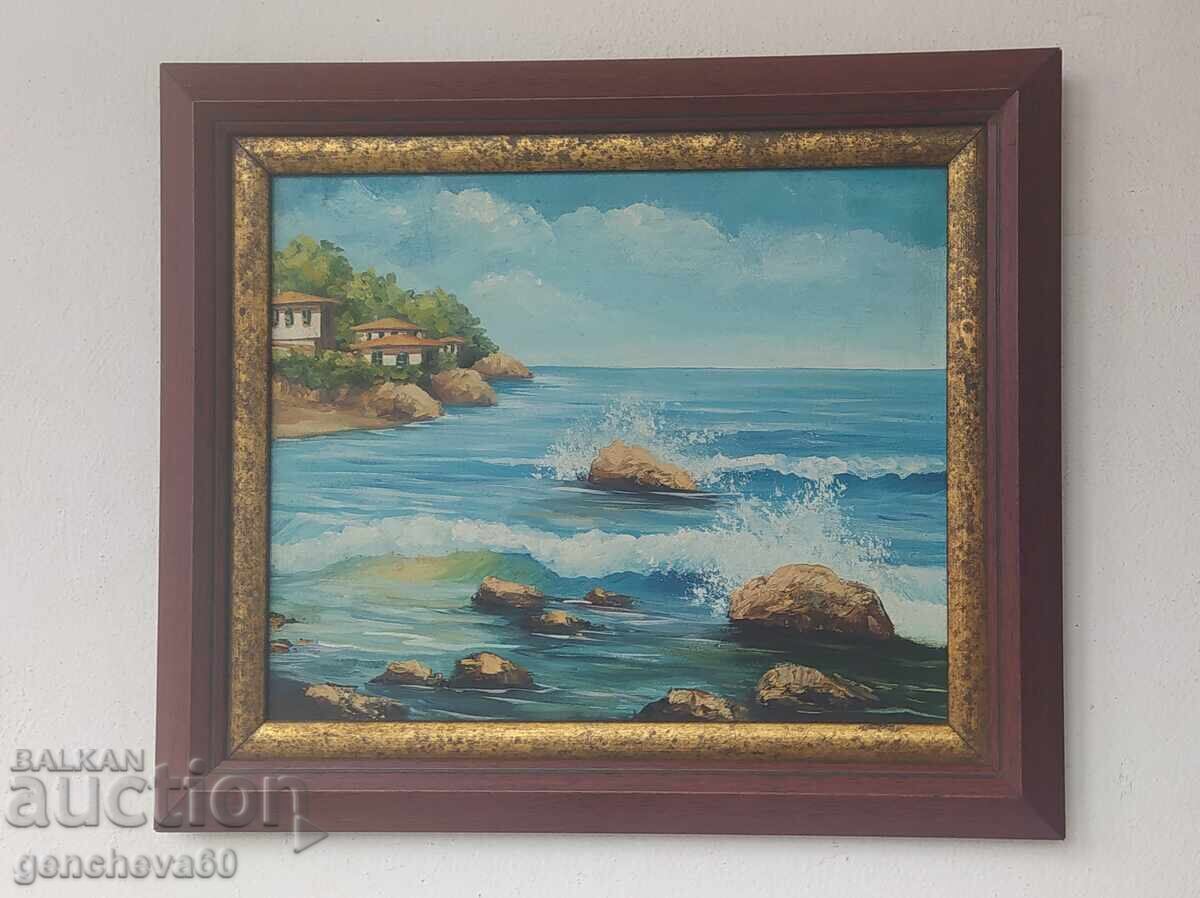Tablou original "Sozopol" - Alexander Simeonov 36/42cm