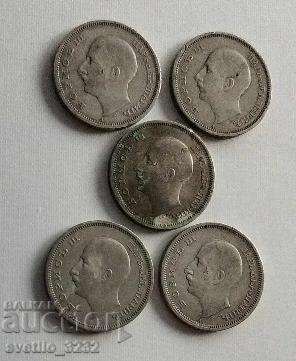 50 лева 1940 5 бр с цена € 15.00 | 29.34 лв.