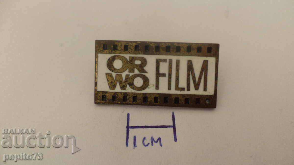 Аукцион значка ORWO,ГДР за филмови ленти