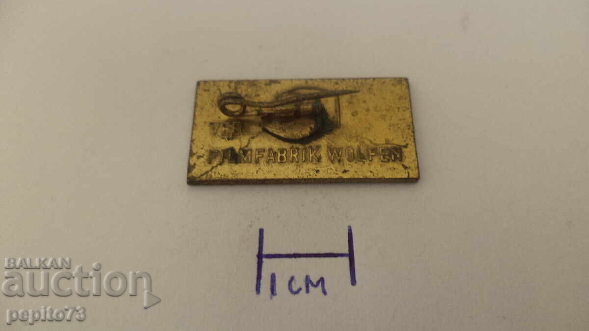 Доставка на значка ORWO,ГДР за филмови ленти