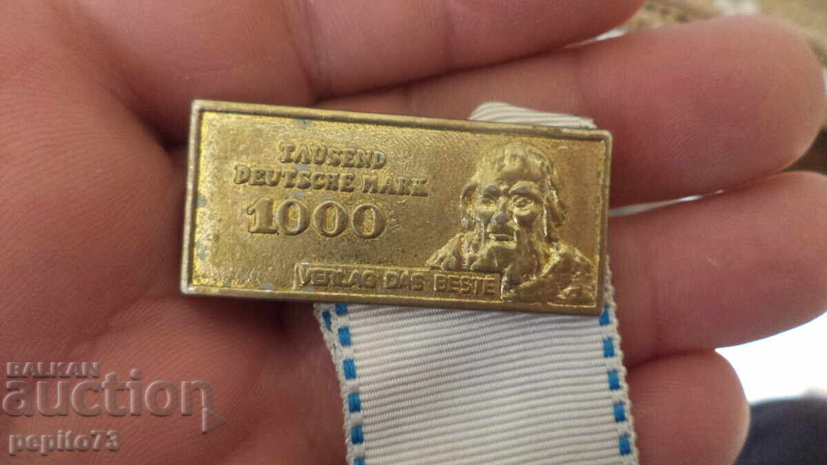 Σήμα Johannes Kepler, 1000 μάρκα