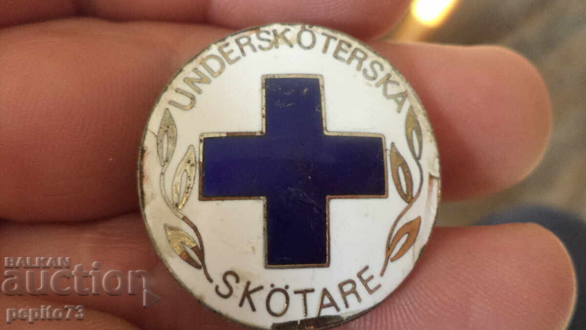 Badge Sweden, nurse, orderly with price € 10.00 | 19.56 BGN