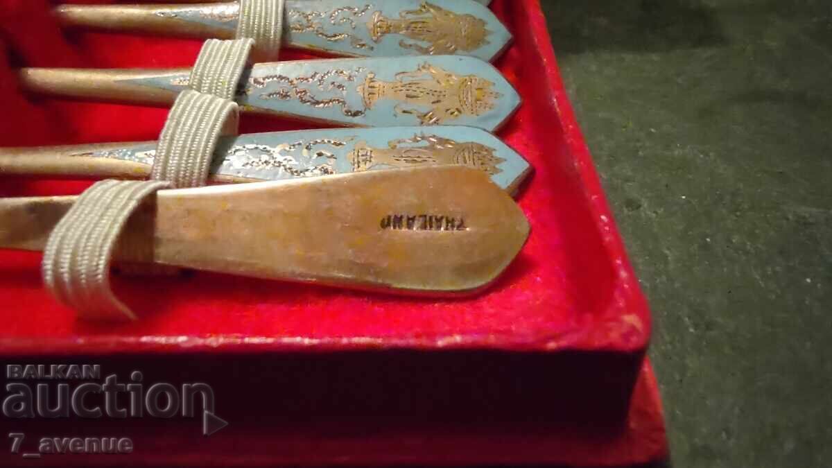 Delivery of Cutlery, coffee/tea spoons blue enamel, 4.02.26 Delivery of Cutlery, coffee/tea spoons blue enamel, 4.02.26