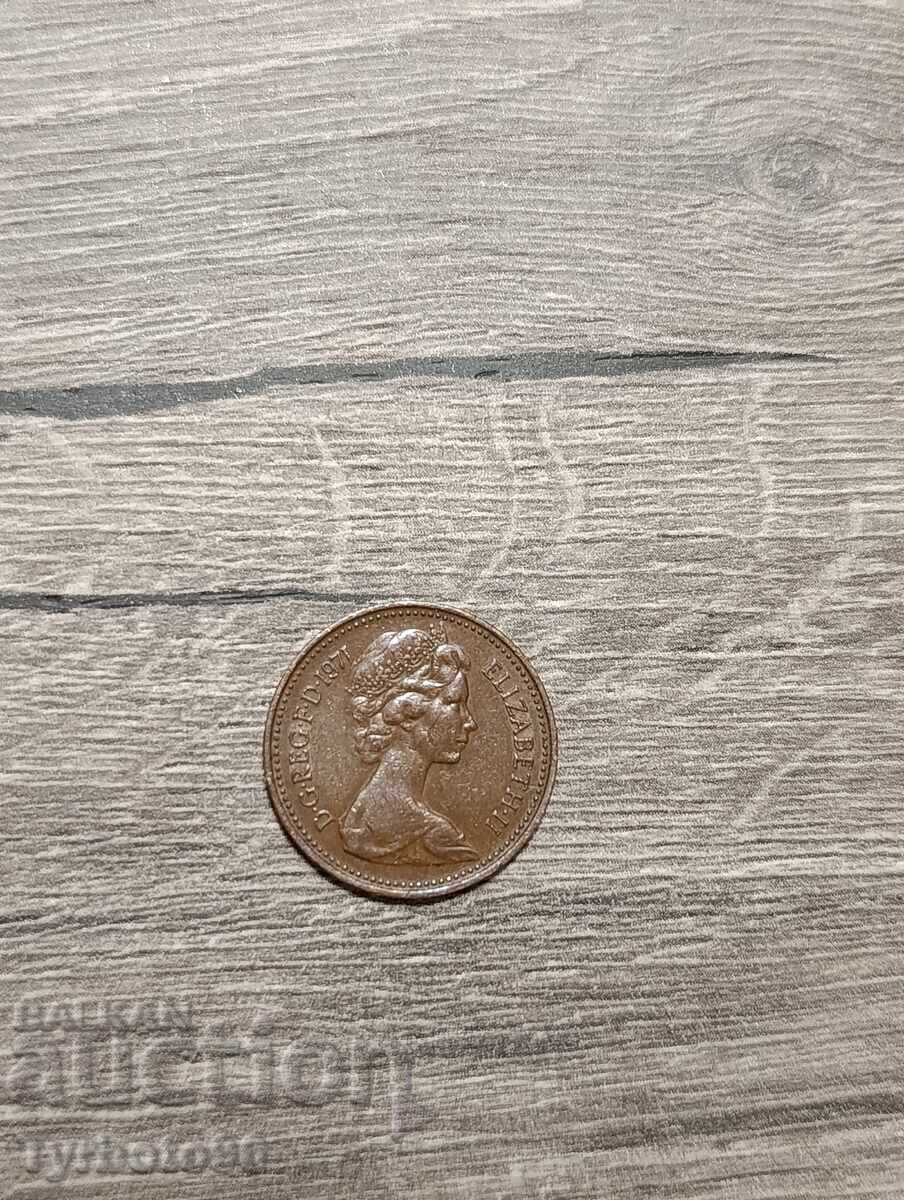 NOUĂ MONEDĂ DE UN CENT 1971