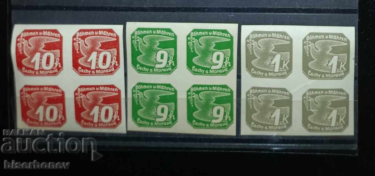 Γερμανία, Τρίτο Ράιχ, Βοημία-Μοραβία, καθαρά οπισθόφυλλα