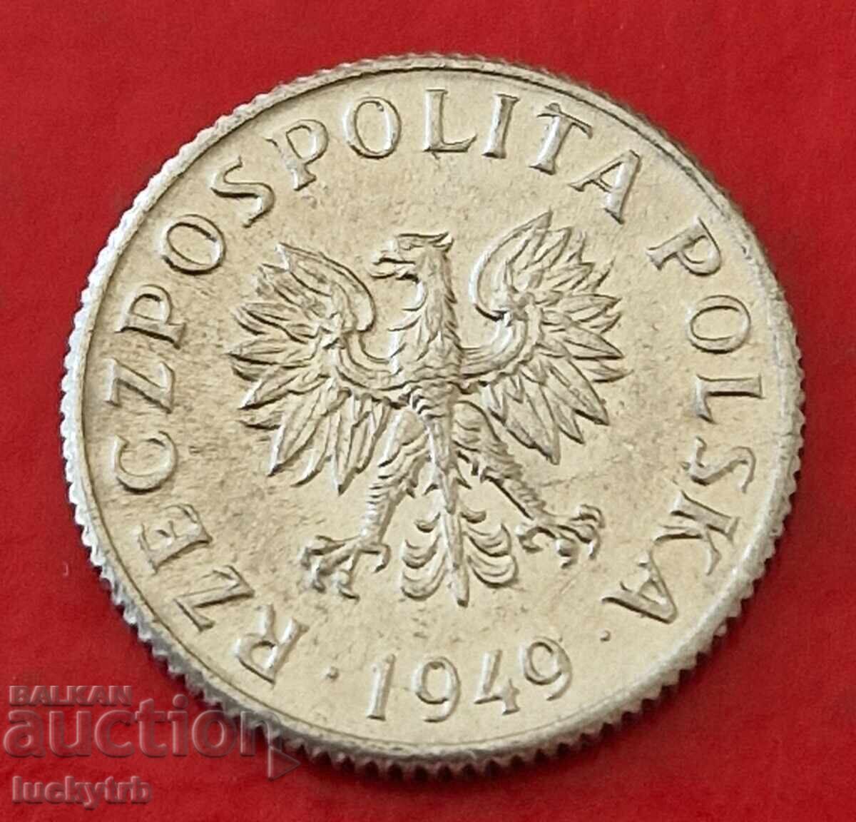 1 groș 1949 - Polonia cu preț € 1.00 | 1.96 BGN