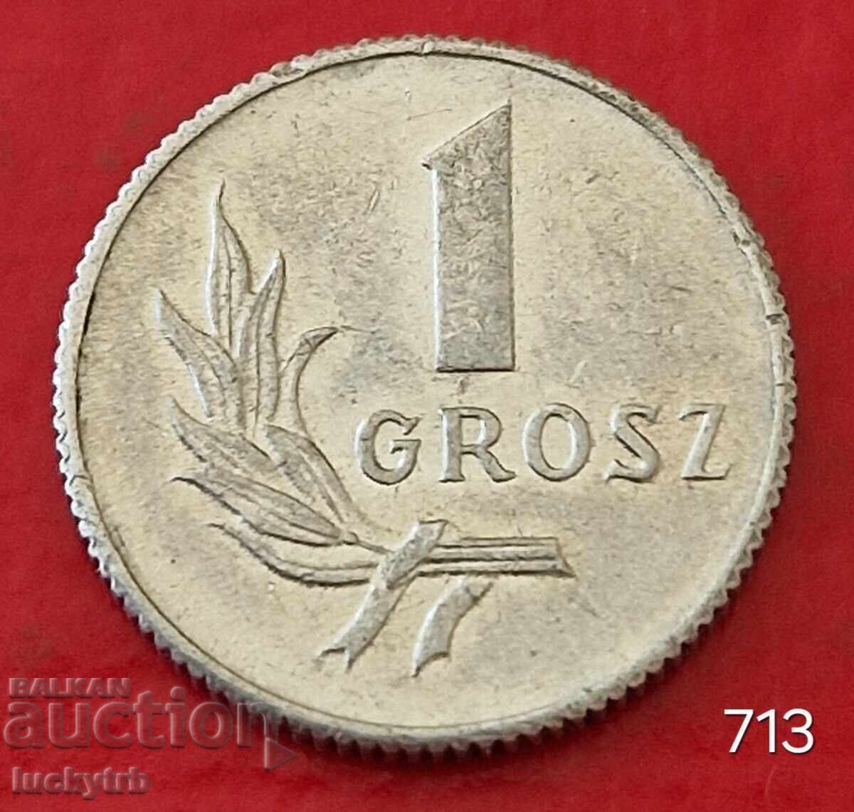 1 groș 1949 - Polonia