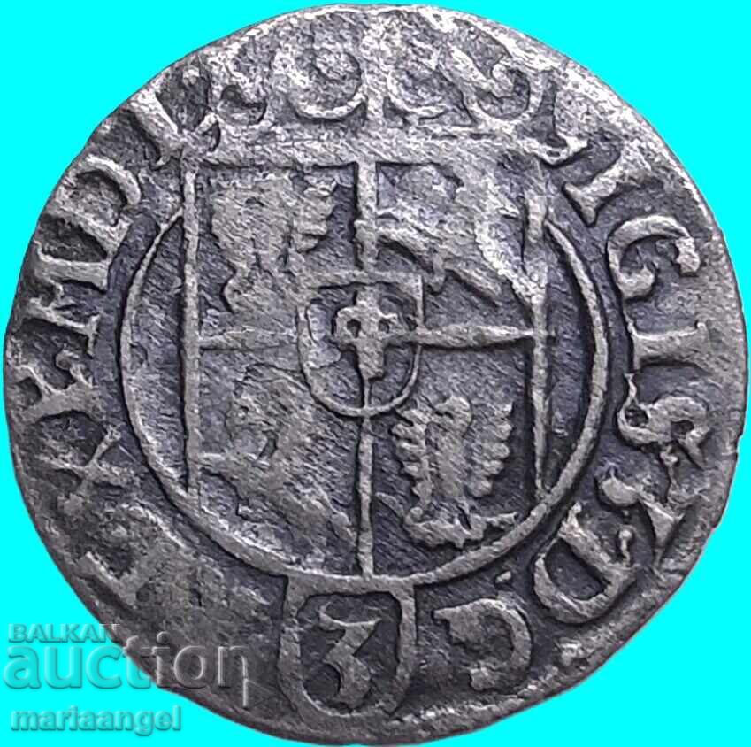 Полша 1624 3 Полкера 1/24 Талер Полторак Сигизмунд III сребр - 6 Полша 1624 3 Полкера 1/24 Талер Полторак Сигизмунд III сребр - 6