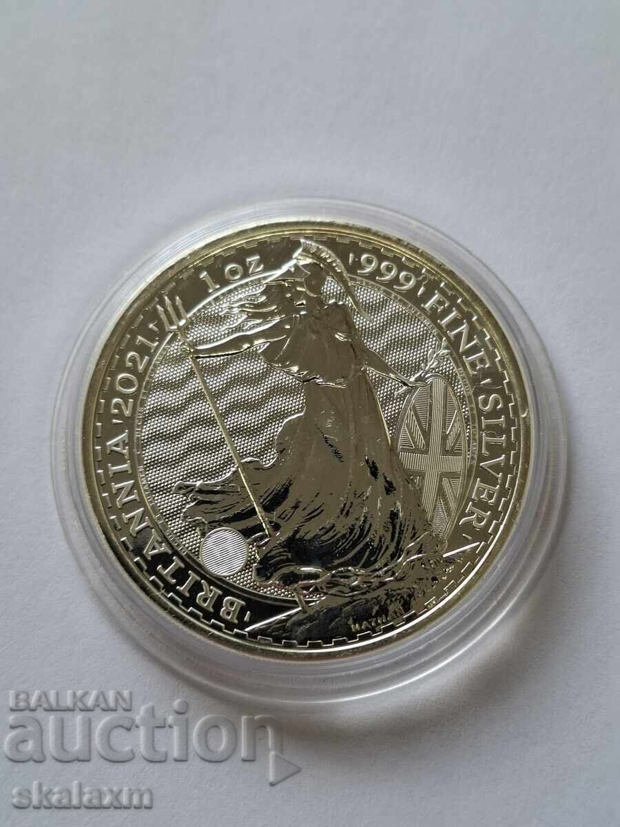 Ασήμι 1 oz. Britannia με τιμή € 105.00 | 205.36 BGN