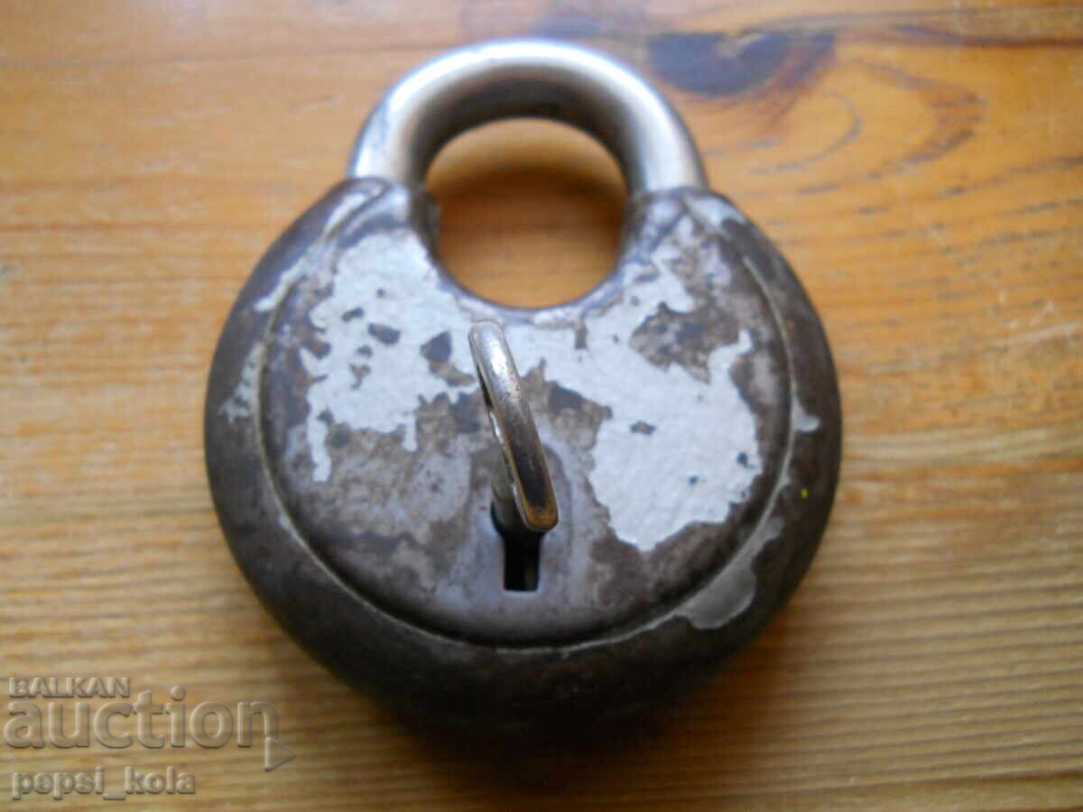 Large, old padlock - USSR