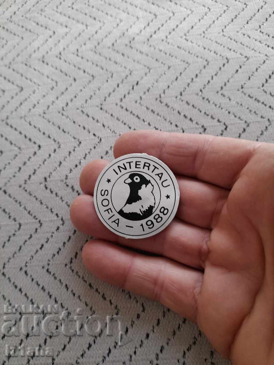 Autocolant vechi Intertau cu preț € 5.00 | 9.78 BGN