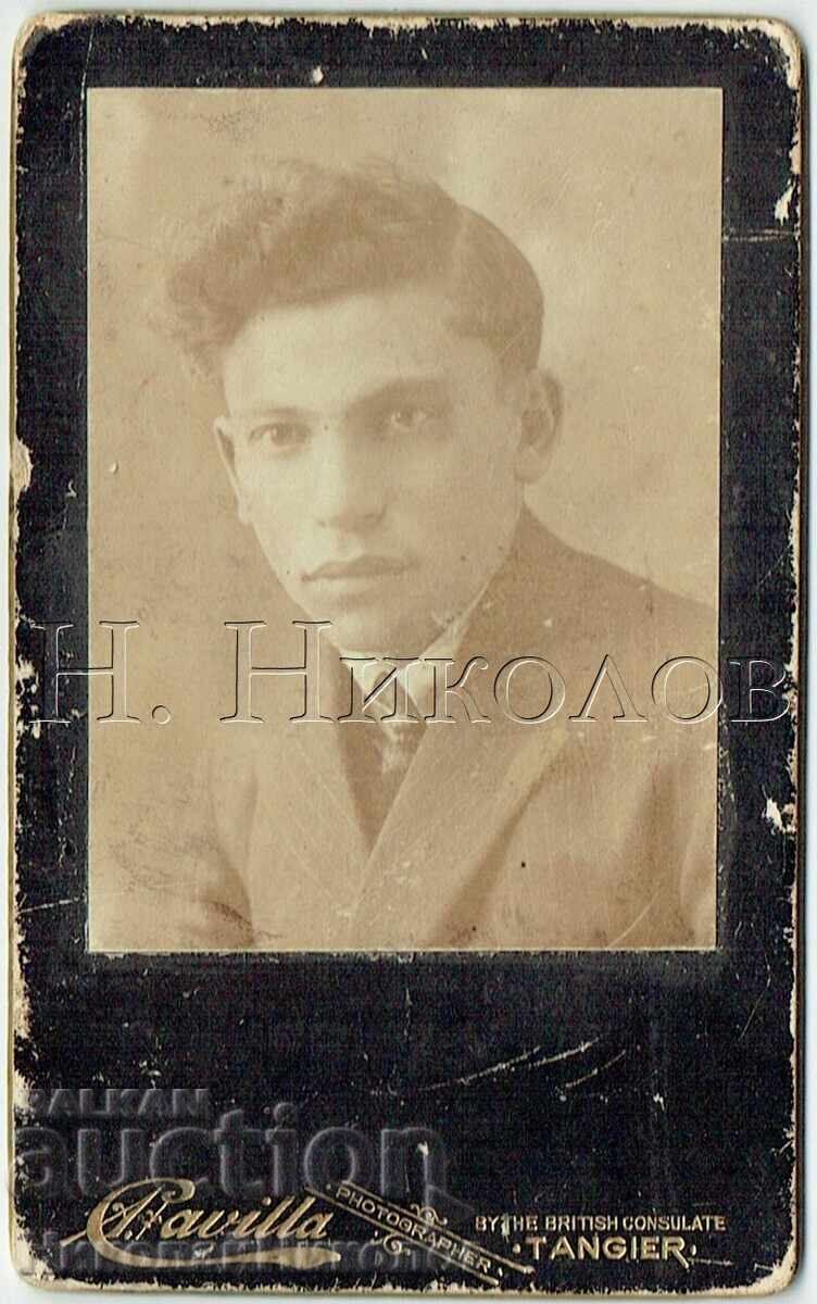 Small Old Photo Card Morocco Tangier Photo A. Cavilla E968