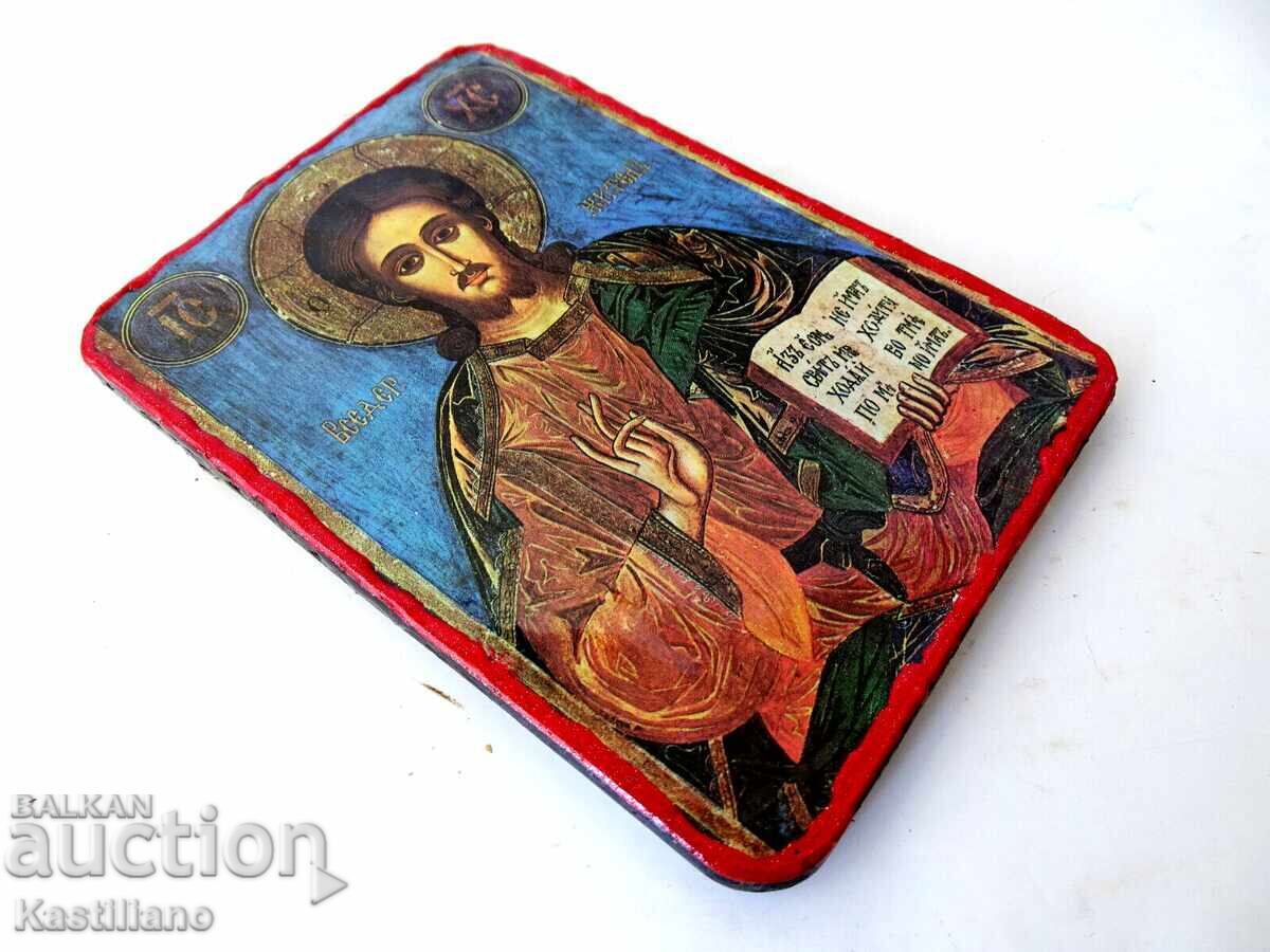 Δημοπρασία Ορθόδοξη εικόνα του Ιησού Χριστού Παντοκράτορα