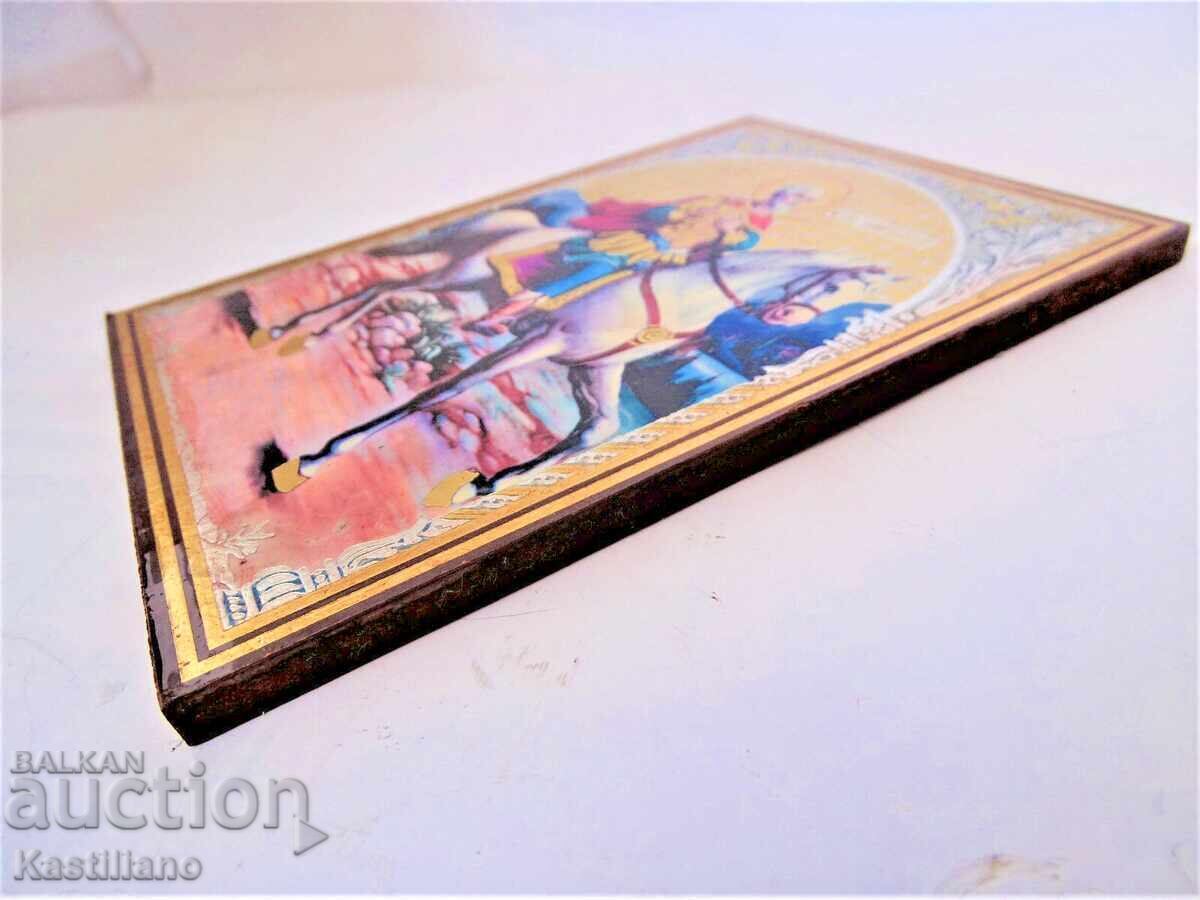 Δημοπρασία Ορθόδοξη εικόνα του Αγίου Μηνά Δημοπρασία Ορθόδοξη εικόνα του Αγίου Μηνά