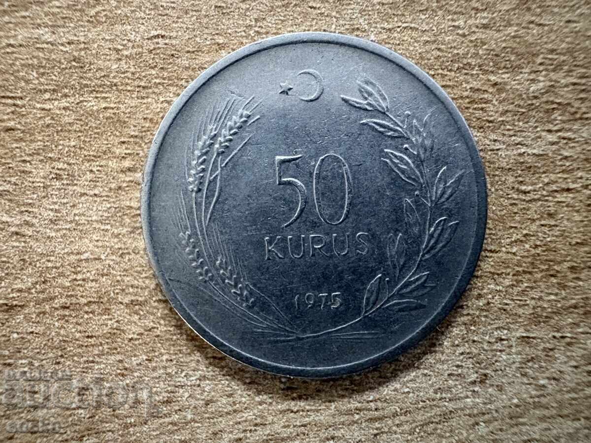 Turcia - 50 kurus (1975)