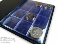 SCHULZ - liantă de buzunar pentru 96 de monede până la 30 mm. - negru /c