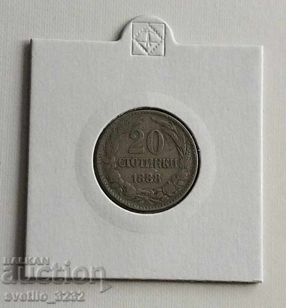 20 de cenți 1888