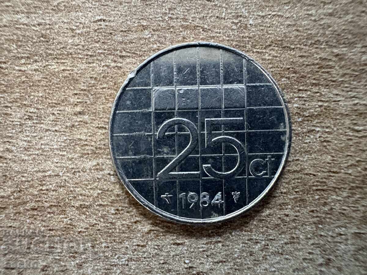 Olanda - 25 cenți (1984)