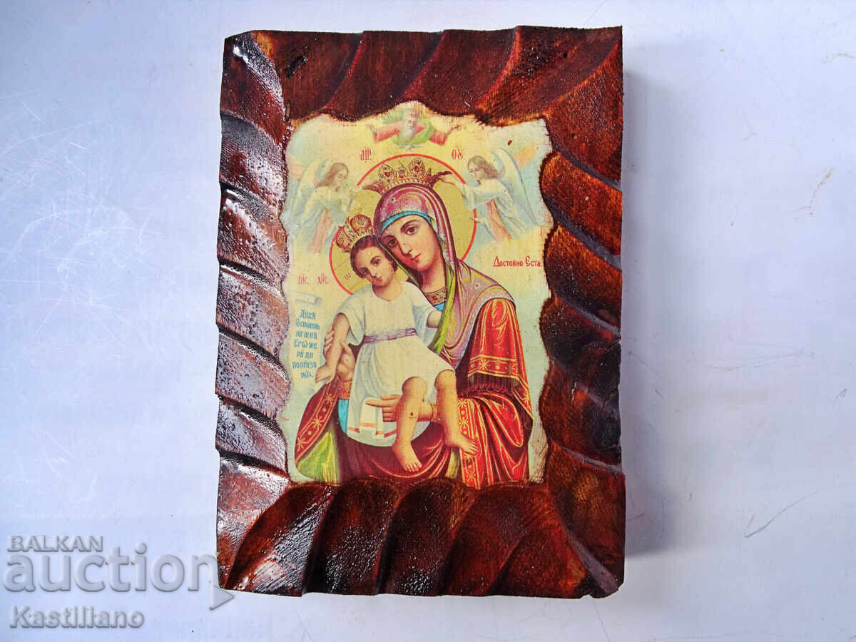 Ορθόδοξη εικόνα της Παναγίας 8 με τιμή € 10.00 | 19.56 BGN