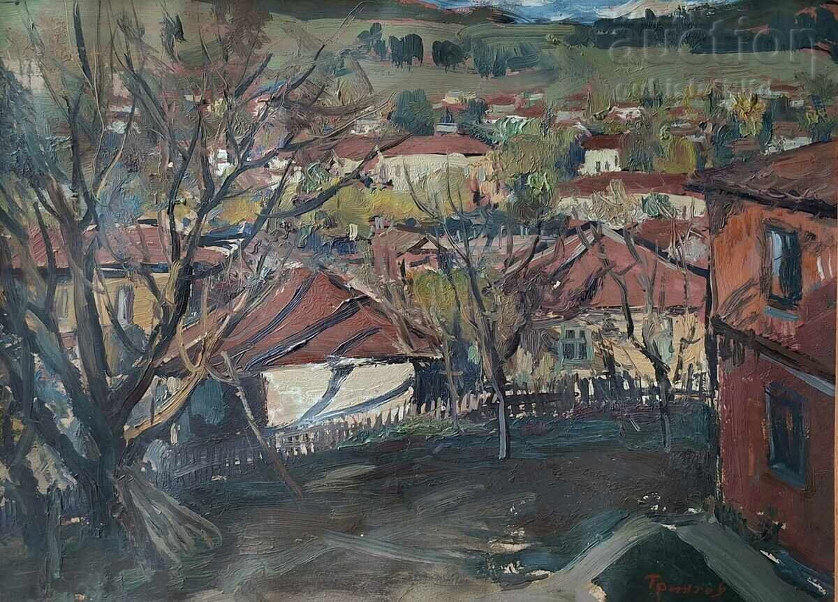 Tablou "Koprivshtitsa", pict. Konstantin Tringov (1907-1981) cu preț € 1000.00 | 1955.83 BGN
