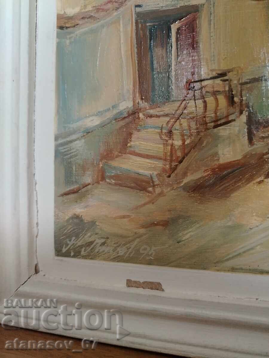 Tablou "Vechiul Plovdiv" din 1995 cu preț € 165.00 | 322.71 BGN