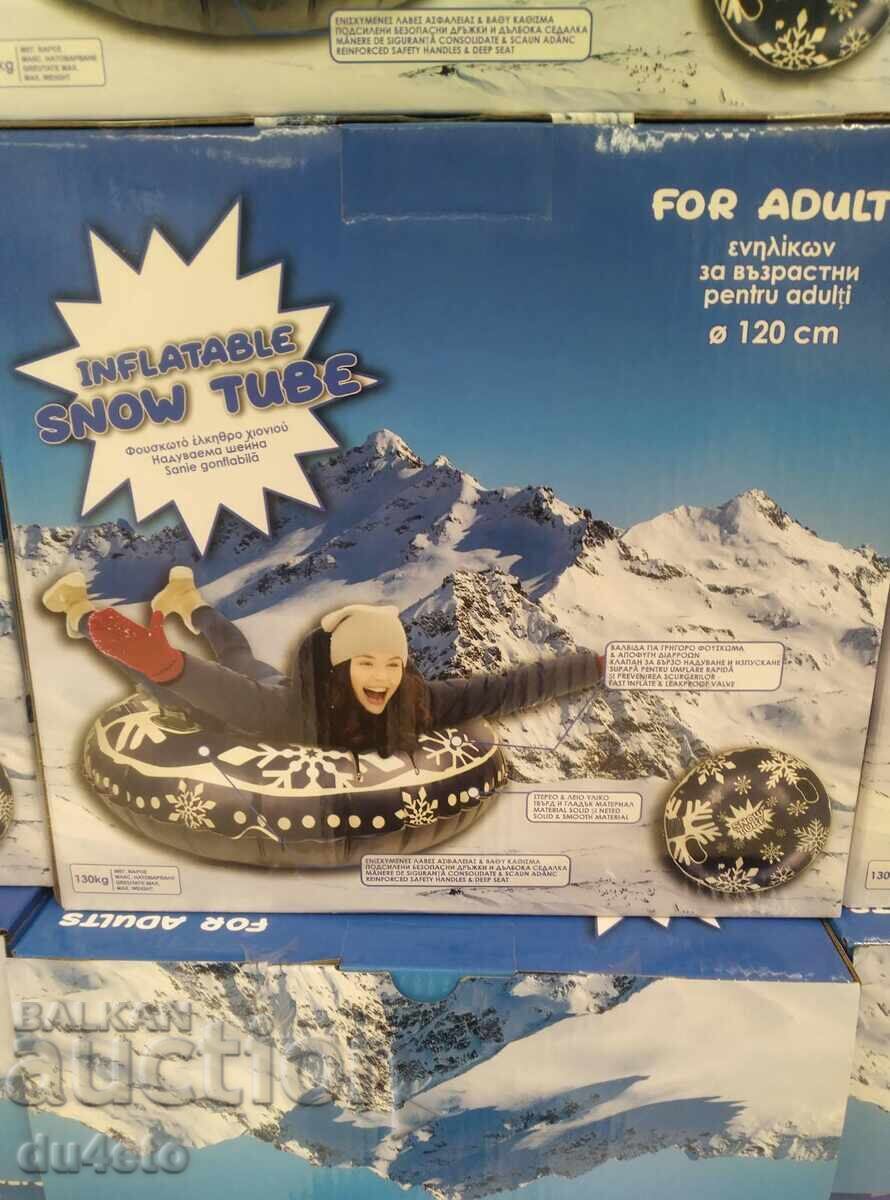 Livrarea Sanie gonflabilă pentru adulți Snow Tube 120 cm. Până la 130 kg