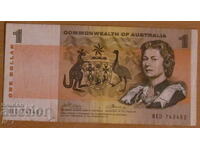 1 DOLLAR 1966/1972 year, AUSTRALIA