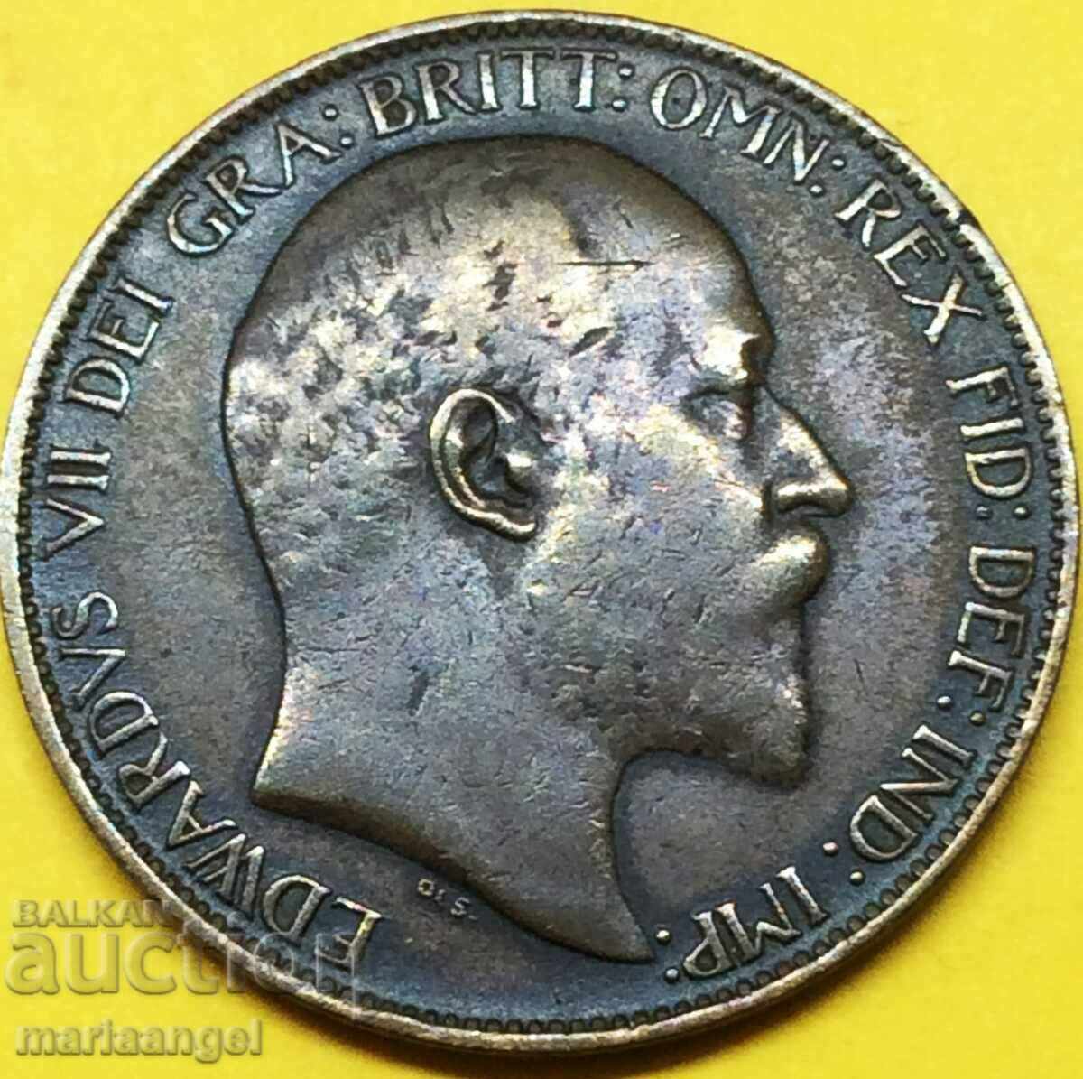 Marea Britanie 1/2 penny 1909 cu preț € 13.80 | 26.99 BGN Marea Britanie 1/2 penny 1909 cu preț € 13.80 | 26.99 BGN