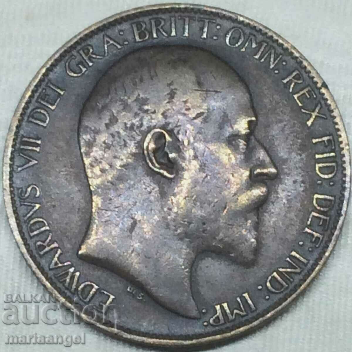 Marea Britanie 1/2 penny 1909 - 7 Marea Britanie 1/2 penny 1909 - 7