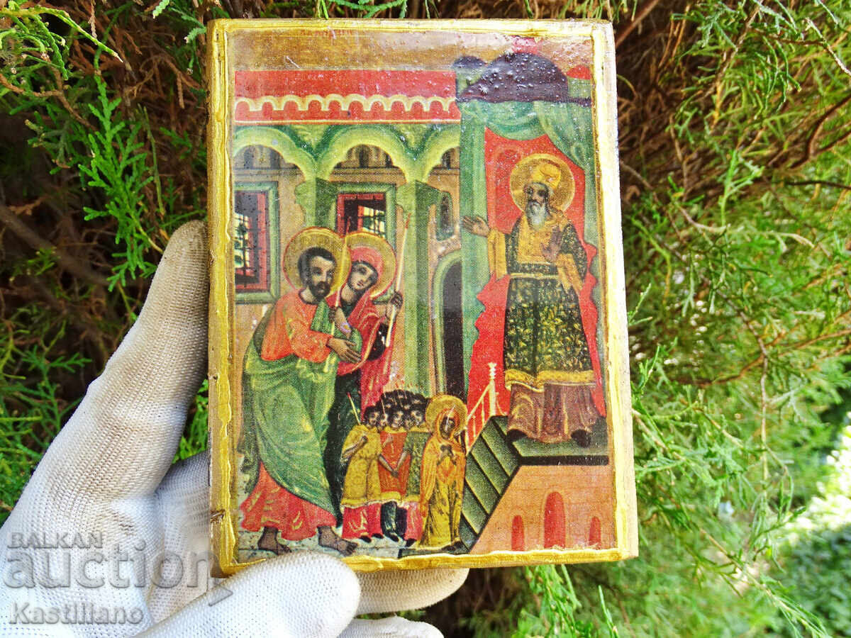 Ορθόδοξη εικόνα της Εισόδου της Θεοτόκου στον Ναό