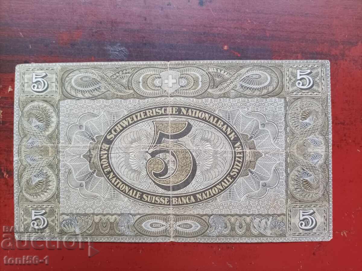 Elveția 5 franci, 1947 - cu imaginea lui Wilhelm Tell cu preț € 18.00 | 35.21 BGN