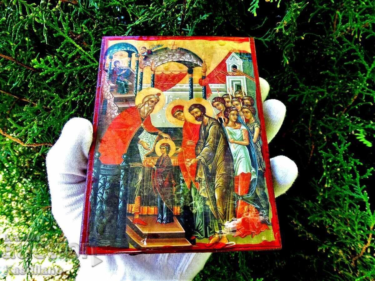 Icoană Ortodoxă Intrarea în Biserică a Maicii Domnului 2