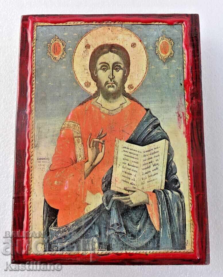 Православна икона  на Иисус Христос Вседържител VCH4 с цена € 13.00 | 25.43 лв.