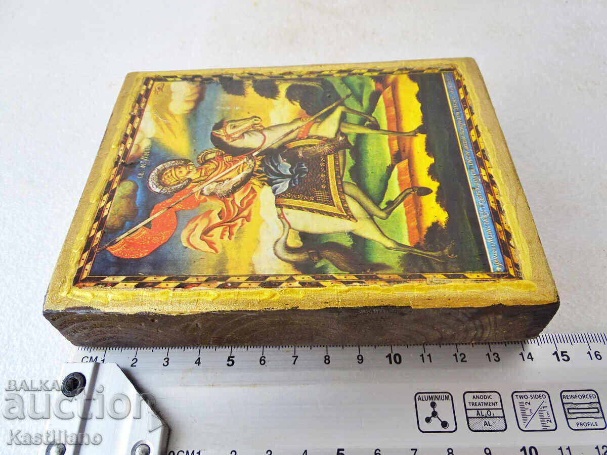 Icoană ortodoxă a Sfântului Mare Mucenic Mina cu preț € 13.00 | 25.43 BGN
