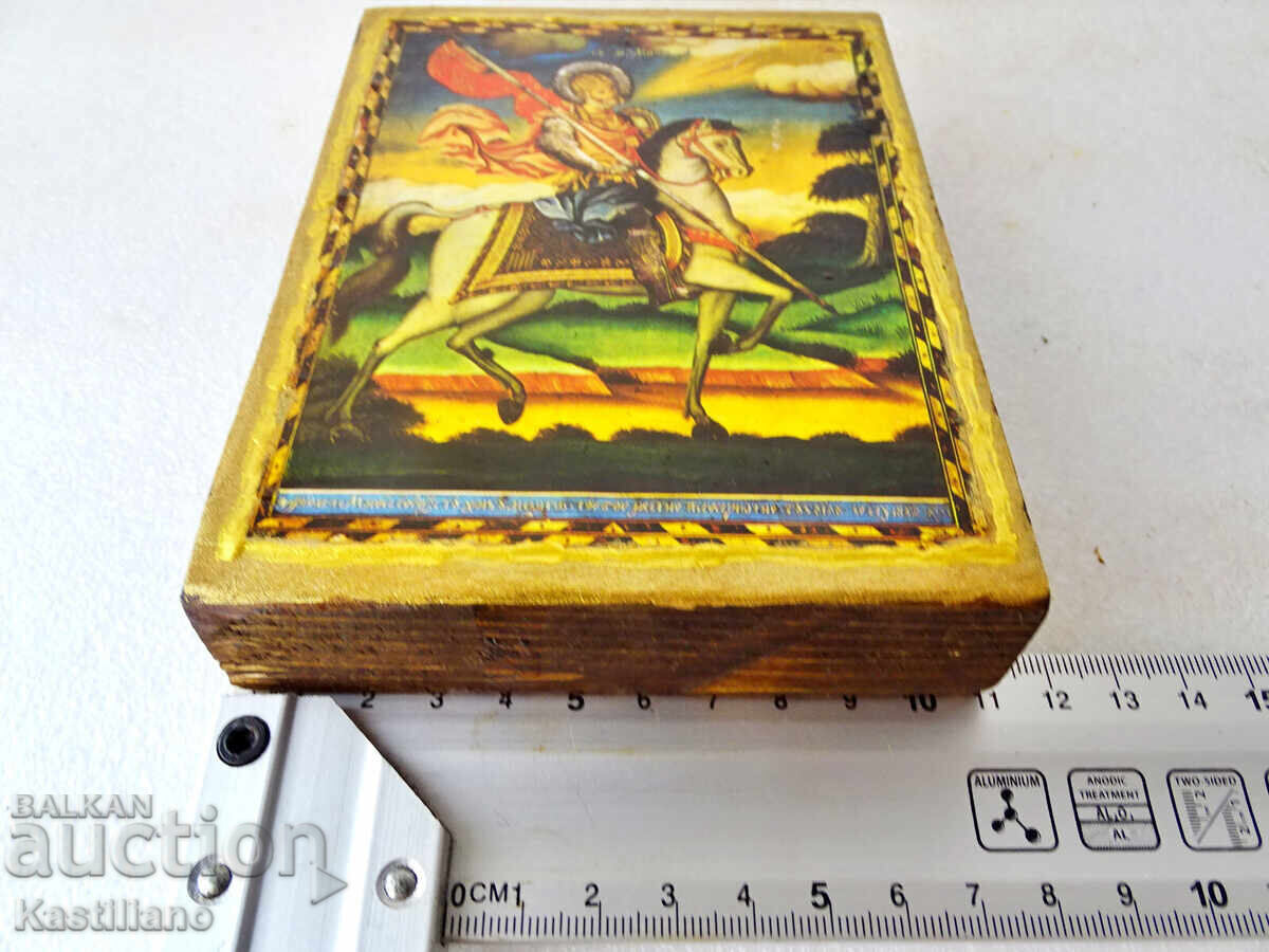 Licitație Icoană ortodoxă a Sfântului Mare Mucenic Mina