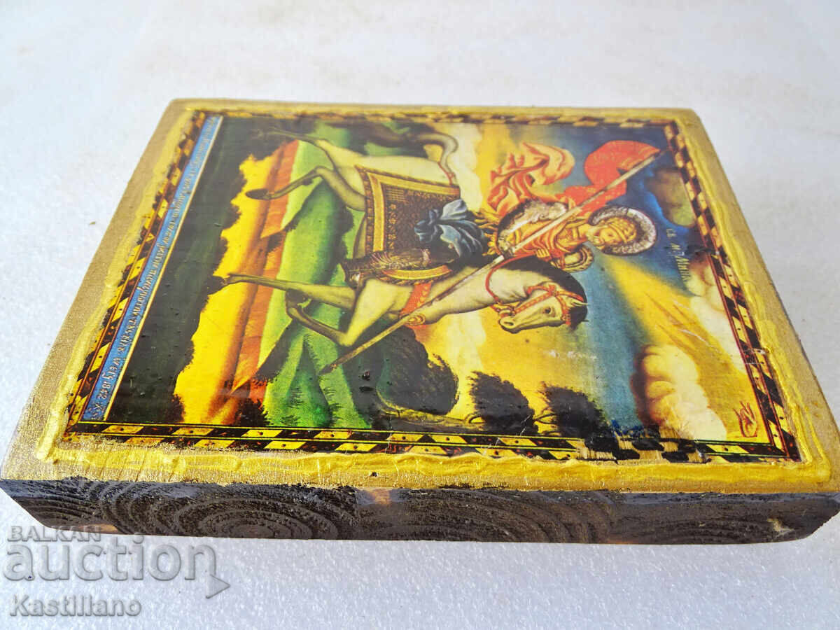 Icoană ortodoxă a Sfântului Mare Mucenic Mina - 6