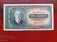 Czechoslovakia 100 Korun 1945