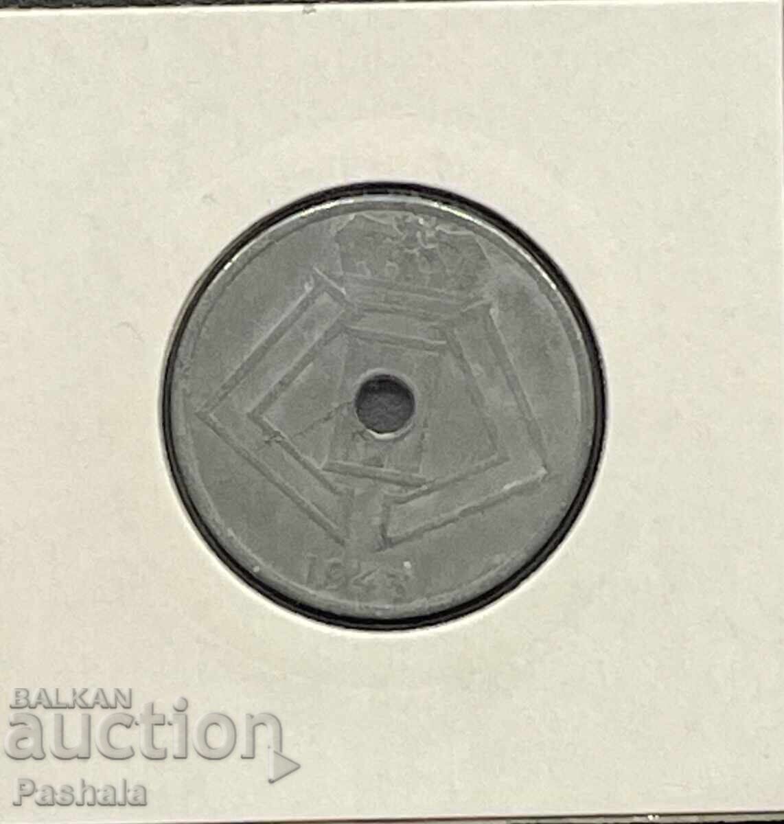 Belgia 25 cenți 1943 cu preț € 3.00 | 5.87 BGN