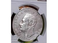 NGC XF DETAILS CLEANED 5 Лева 1892 година XF DETAILS!